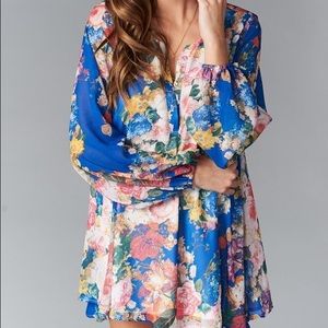 Show Me Your Mumu Jamie Tunic ~ Royal Garden